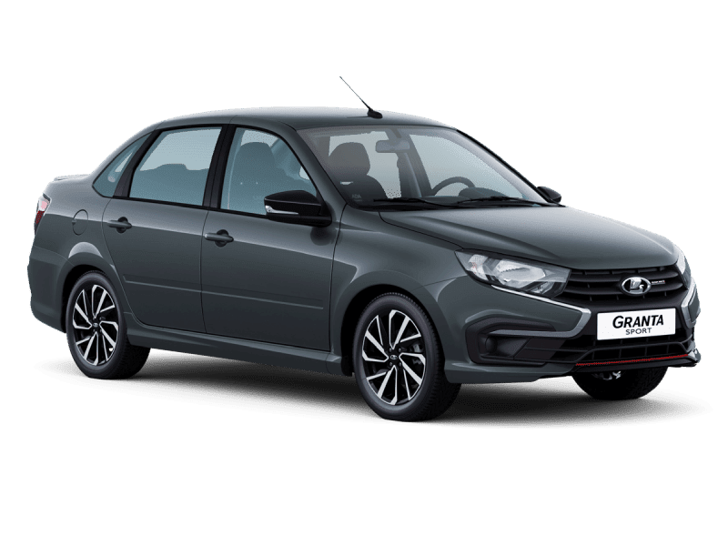 Купить Lada Granta Sport Седан в Москве - СЕРЕБРИСТО-ТЕМНО-СЕРЫЙ "БОРНЕО" (633) - МЕТАЛЛИК